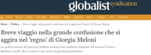 Breve viaggio nella grande confusione che si aggira nel ‘regno’ di Giorgia Meloni