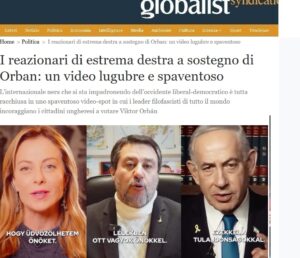 I reazionari di estrema destra a sostegno di Orban: un video lugubre e spaventoso